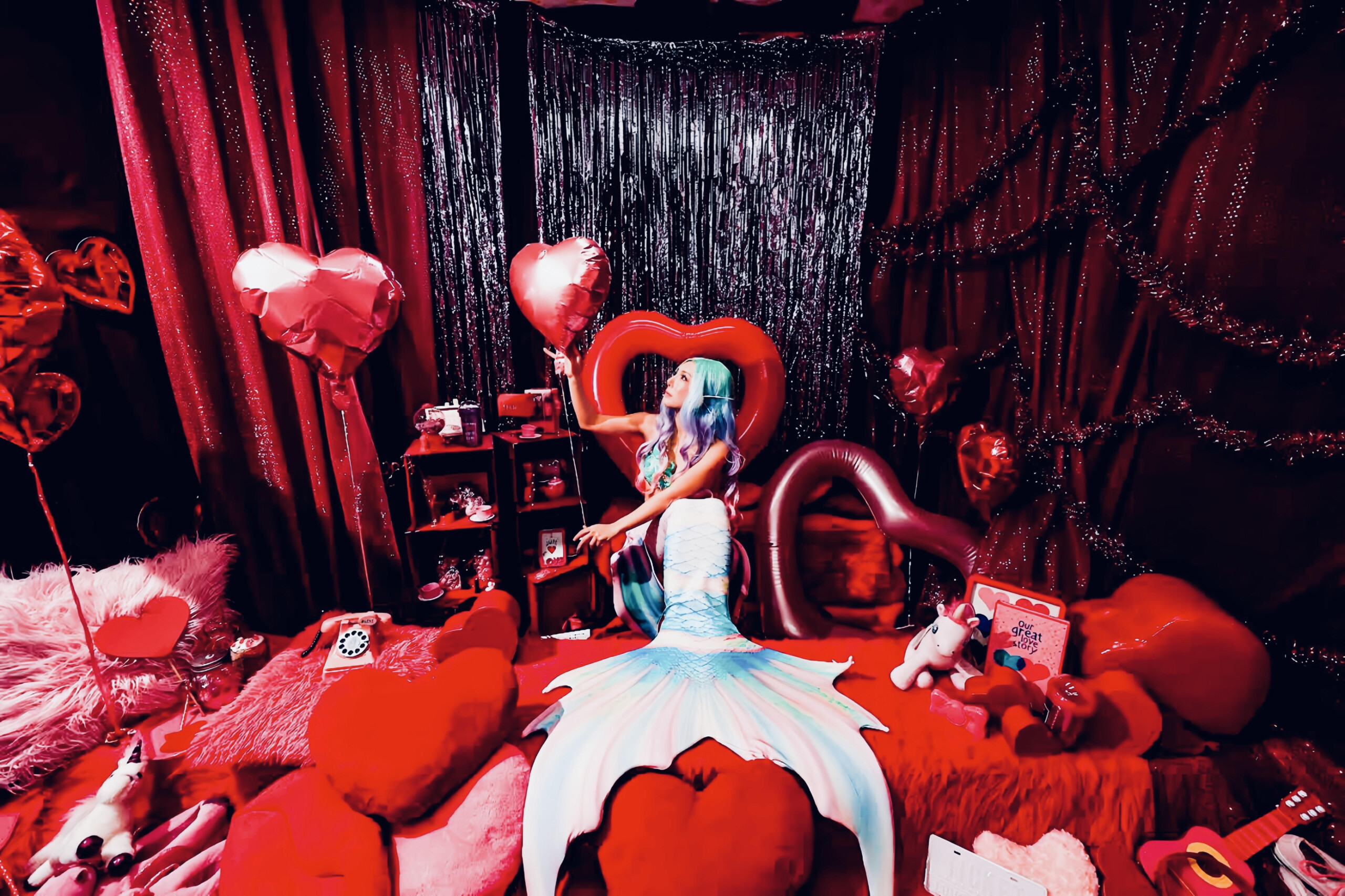 マーメイドスイムスキル】2月にチャレンジしたい人魚の技～ハート