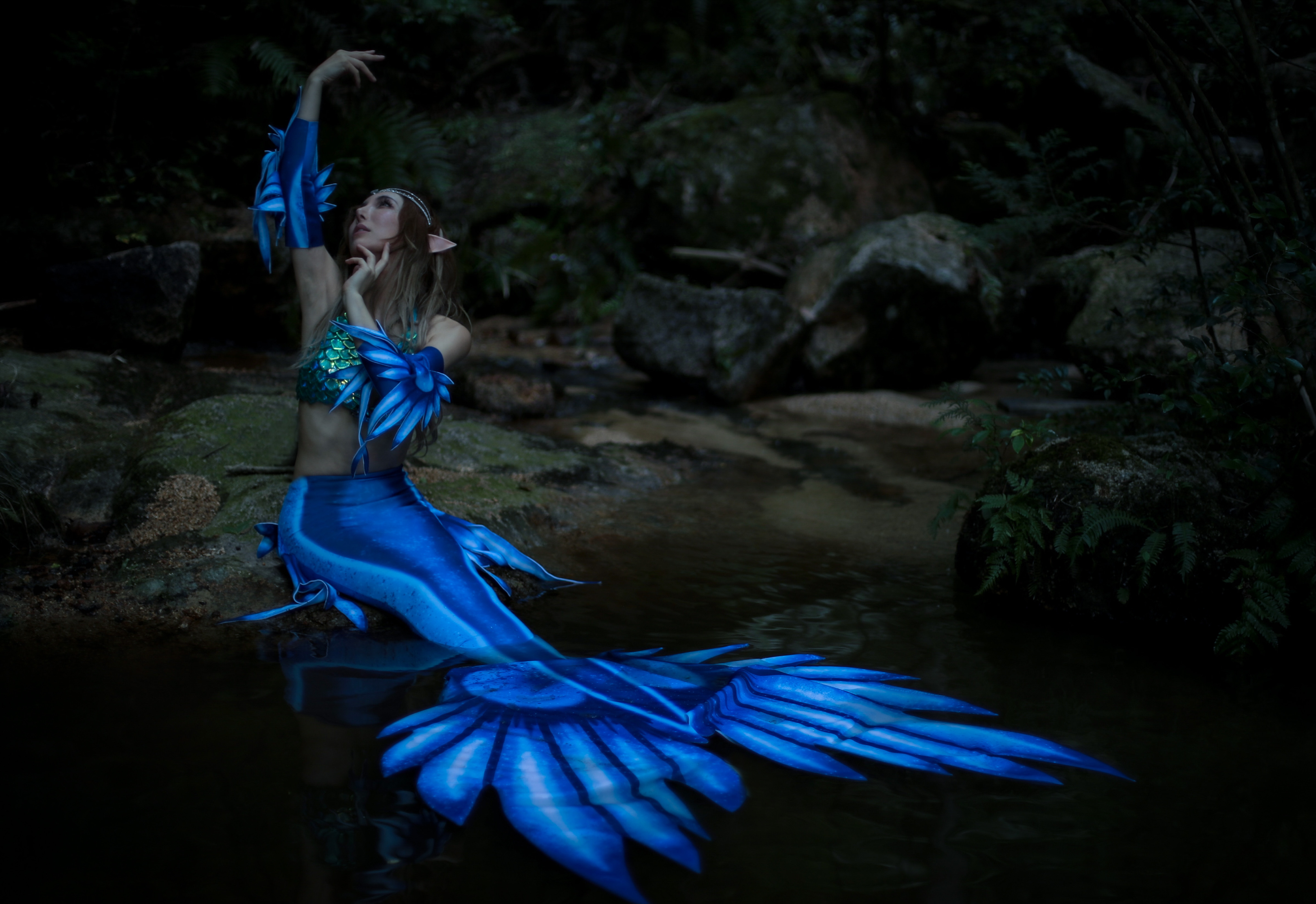 Blue Dragon mermaid